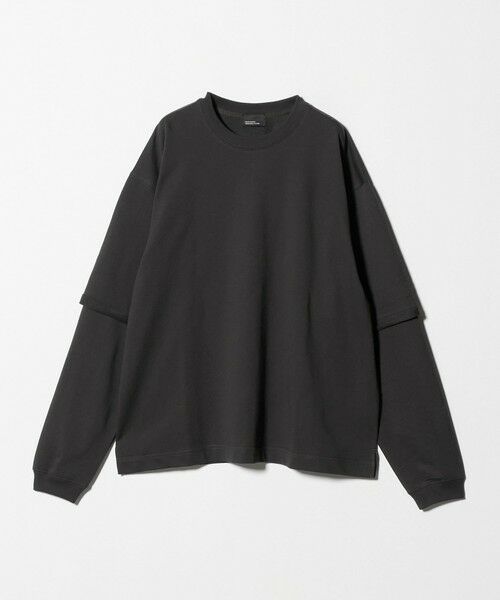 green label relaxing / グリーンレーベル リラクシング カットソー | 【WEB限定】＜GLR or＞フェイクレイヤード クルーネック Tシャツ カットソー | 詳細5