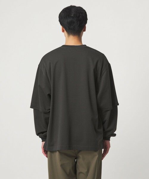 green label relaxing / グリーンレーベル リラクシング カットソー | 【WEB限定】＜GLR or＞フェイクレイヤード クルーネック Tシャツ カットソー | 詳細4