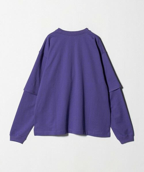 green label relaxing / グリーンレーベル リラクシング カットソー | 【WEB限定】＜GLR or＞フェイクレイヤード クルーネック Tシャツ カットソー | 詳細19