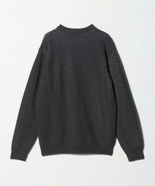 green label relaxing / グリーンレーベル リラクシング ニット・セーター | メッシュ レイヤード クルーネック ニット | 詳細10
