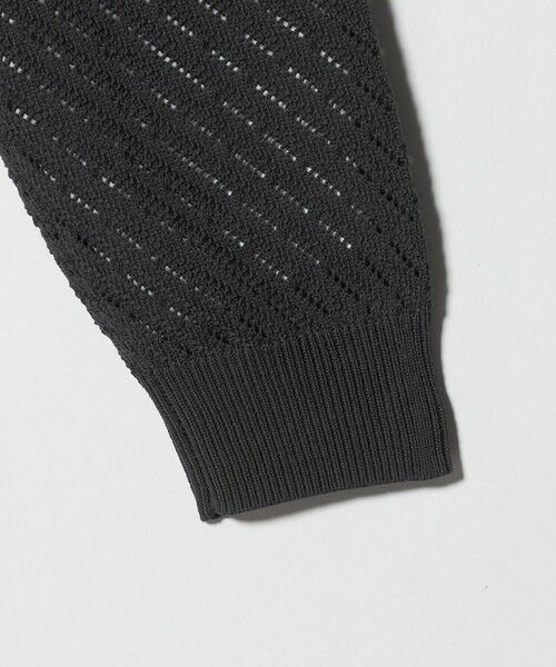 green label relaxing / グリーンレーベル リラクシング ニット・セーター | メッシュ レイヤード クルーネック ニット | 詳細12