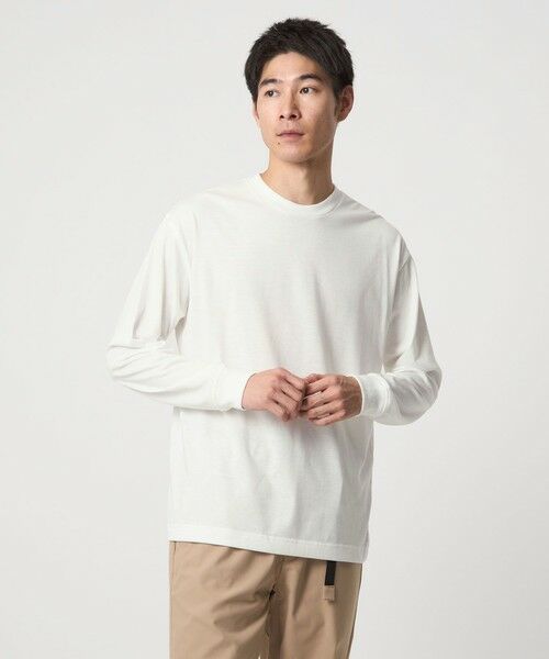 green label relaxing / グリーンレーベル リラクシング ニット・セーター | メッシュ レイヤード クルーネック ニット | 詳細2