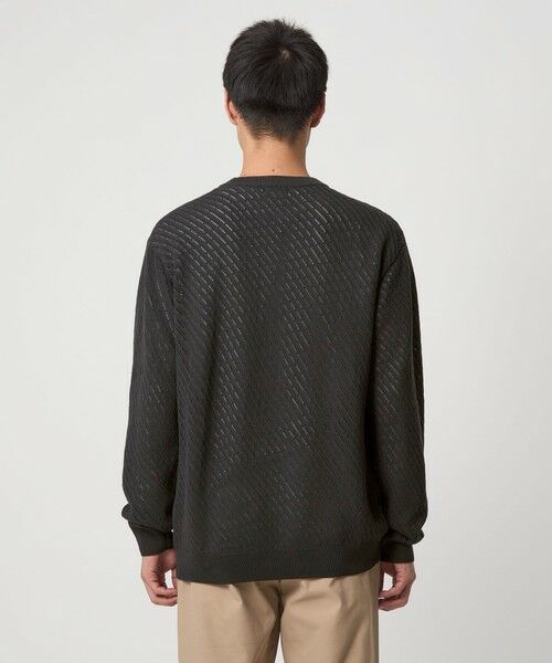 green label relaxing / グリーンレーベル リラクシング ニット・セーター | メッシュ レイヤード クルーネック ニット | 詳細5