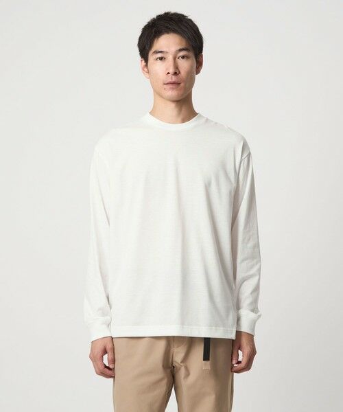 green label relaxing / グリーンレーベル リラクシング ニット・セーター | メッシュ レイヤード クルーネック ニット | 詳細6