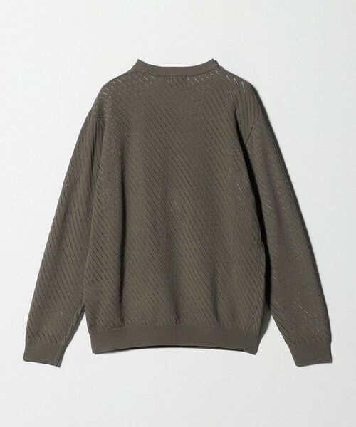 green label relaxing / グリーンレーベル リラクシング ニット・セーター | メッシュ レイヤード クルーネック ニット | 詳細23