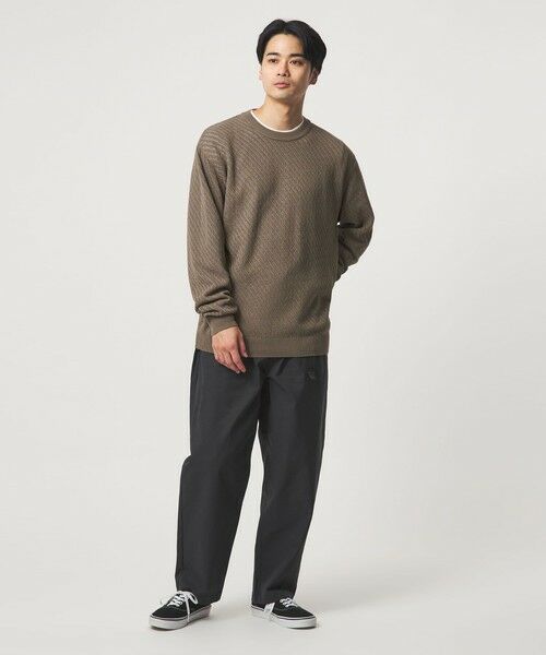 green label relaxing / グリーンレーベル リラクシング ニット・セーター | メッシュ レイヤード クルーネック ニット | 詳細21