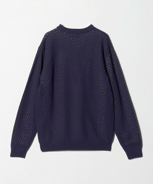 green label relaxing / グリーンレーベル リラクシング ニット・セーター | メッシュ レイヤード クルーネック ニット | 詳細28