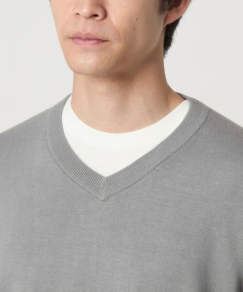 green label relaxing / グリーンレーベル リラクシング ニット・セーター | プレーン レイヤード Vネック ニット | 詳細8