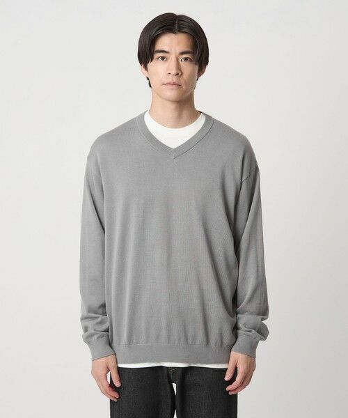 green label relaxing / グリーンレーベル リラクシング ニット・セーター | プレーン レイヤード Vネック ニット | 詳細5