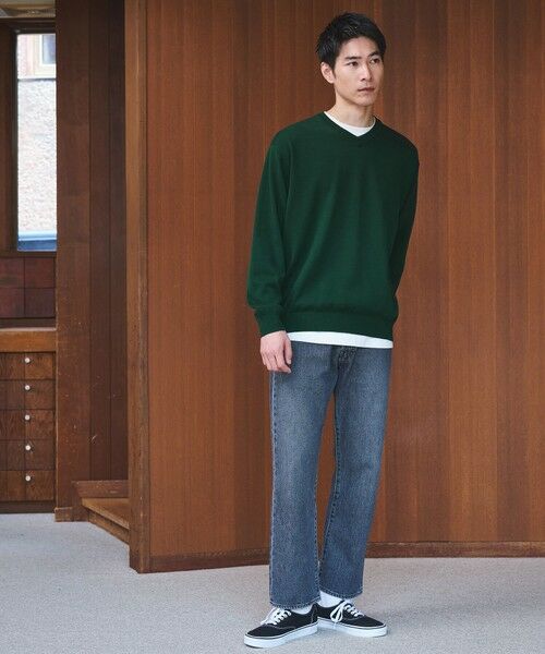green label relaxing / グリーンレーベル リラクシング ニット・セーター | プレーン レイヤード Vネック ニット | 詳細18