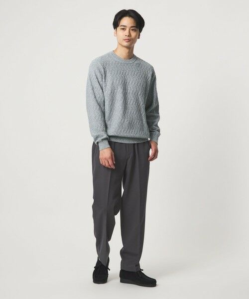 green label relaxing / グリーンレーベル リラクシング ニット・セーター | ジグザグ ミックス クルーネック ニット | 詳細6