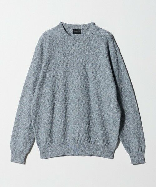 green label relaxing / グリーンレーベル リラクシング ニット・セーター | ジグザグ ミックス クルーネック ニット | 詳細10