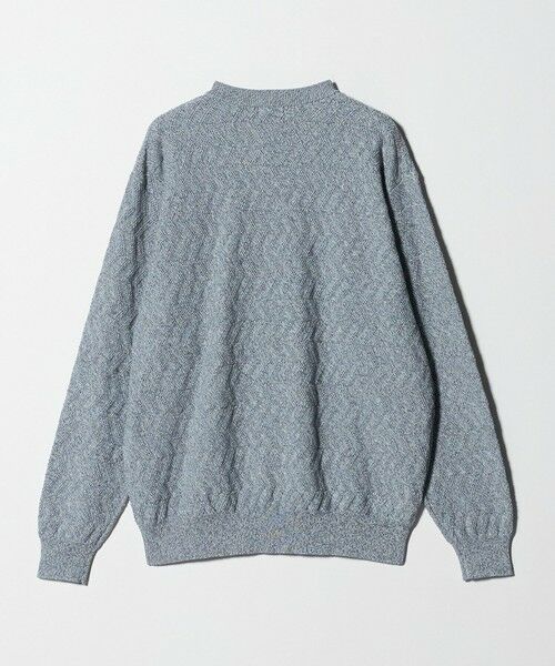 green label relaxing / グリーンレーベル リラクシング ニット・セーター | ジグザグ ミックス クルーネック ニット | 詳細11
