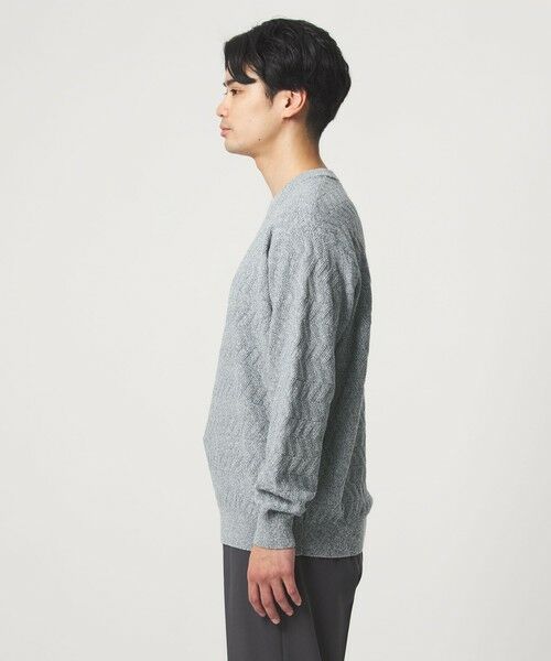 green label relaxing / グリーンレーベル リラクシング ニット・セーター | ジグザグ ミックス クルーネック ニット | 詳細8