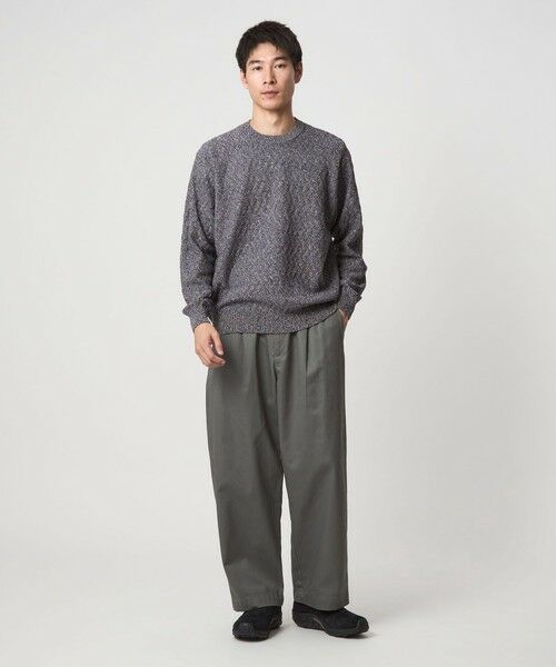 green label relaxing / グリーンレーベル リラクシング ニット・セーター | ジグザグ ミックス クルーネック ニット | 詳細14