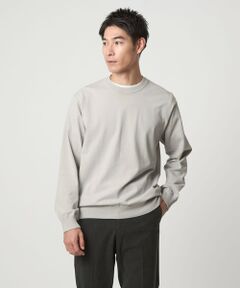 green label relaxing / グリーンレーベル リラクシング ニット・セーター | コットン ポリエステル クルーネック ニット