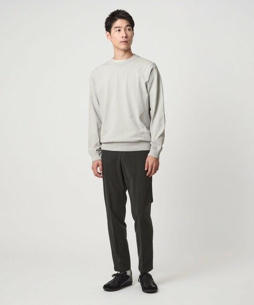 green label relaxing / グリーンレーベル リラクシング ニット・セーター | コットン ポリエステル クルーネック ニット | 詳細1