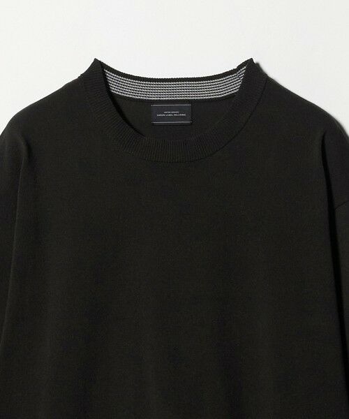 green label relaxing / グリーンレーベル リラクシング ニット・セーター | コットン ポリエステル クルーネック ニット | 詳細12