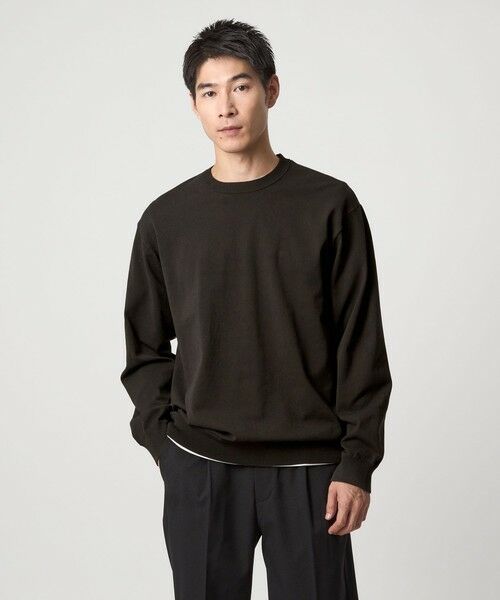 green label relaxing/グリーンレーベル リラクシング コットン ポリエステル クルーネック ニット DK. GRAY XL green label relaxing/グリーンレーベル リラクシング コットン ポリエステル クルーネック ニット DK. GRAY XL