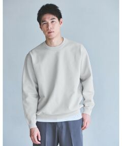 green label relaxing / グリーンレーベル リラクシング ニット・セーター | ポリエステル タック編み クルーネック 長袖 ニット