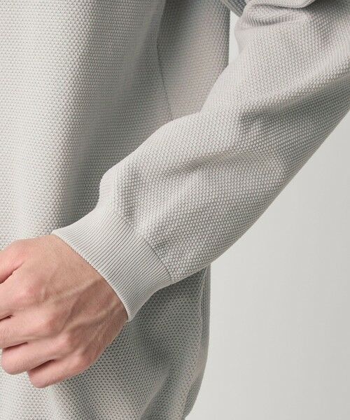 green label relaxing / グリーンレーベル リラクシング ニット・セーター | ポリエステル タック編み クルーネック 長袖 ニット | 詳細14
