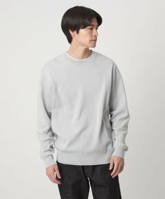 green label relaxing / グリーンレーベル リラクシング ニット・セーター | ポリエステル ウール ミラノリブ クルーネック ニット