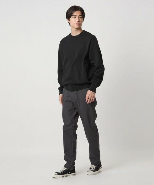 green label relaxing / グリーンレーベル リラクシング ニット・セーター | ポリエステル ウール ミラノリブ クルーネック ニット | 詳細5