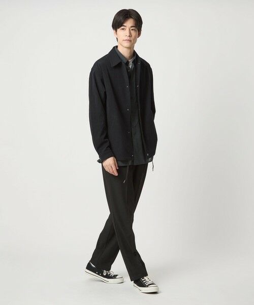 green label relaxing / グリーンレーベル リラクシング その他パンツ | TRカルゼ 裏起毛 オルマイ ワイド パンツ -2WAYストレッチ- | 詳細3