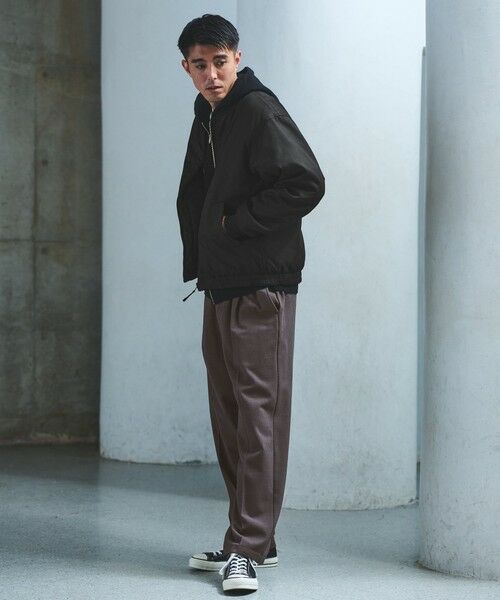 green label relaxing / グリーンレーベル リラクシング その他パンツ | TRカルゼ 裏起毛 オルマイ ワイド パンツ -2WAYストレッチ- | 詳細5