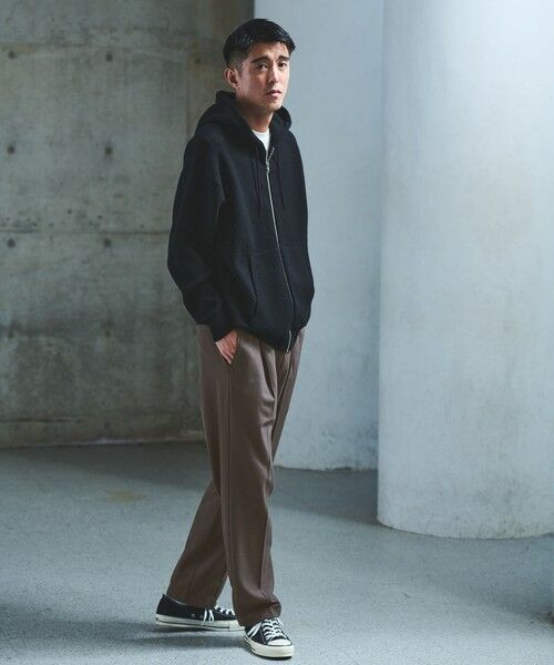 green label relaxing / グリーンレーベル リラクシング その他パンツ | TRカルゼ 裏起毛 オルマイ ワイド パンツ -2WAYストレッチ- | 詳細6