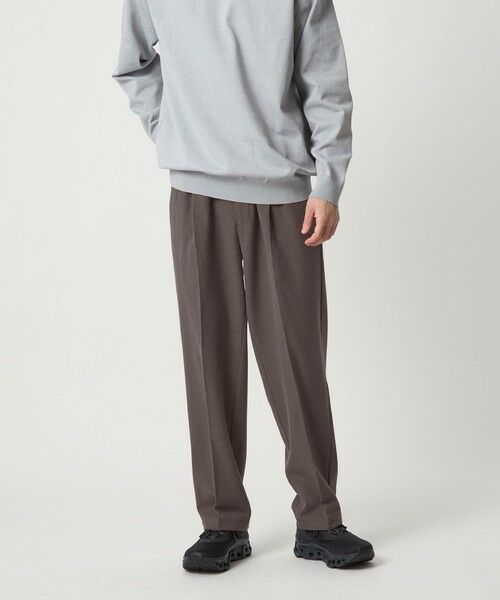 green label relaxing / グリーンレーベル リラクシング その他パンツ | TRカルゼ 裏起毛 オルマイ ワイド パンツ -2WAYストレッチ- | 詳細10