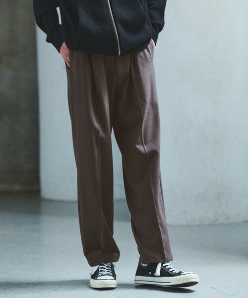 green label relaxing/グリーンレーベル リラクシング TRカルゼ 裏起毛 オルマイ ワイド パンツ -2WAYストレッチ- MOCA S green label relaxing/グリーンレーベル リラクシング TRカルゼ 裏起毛 オルマイ ワイド パンツ -2WAYストレッチ- MOCA S