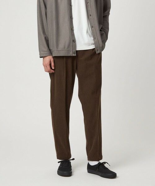 green label relaxing / グリーンレーベル リラクシング その他パンツ | 【WEB限定】JUST fit コーデュロイ 1プリーツ イージースラックス パンツ -ストレッチ- | 詳細8