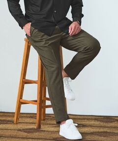 green label relaxing / グリーンレーベル リラクシング その他パンツ | 【WEB限定】JUST fit ウールライク 1プリーツ イージースラックス パンツ -ストレッチ-