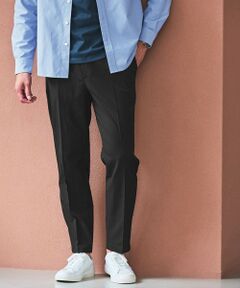 green label relaxing / グリーンレーベル リラクシング その他パンツ | 【WEB限定】JUST fit ウールライク 1プリーツ イージースラックス パンツ -ストレッチ-