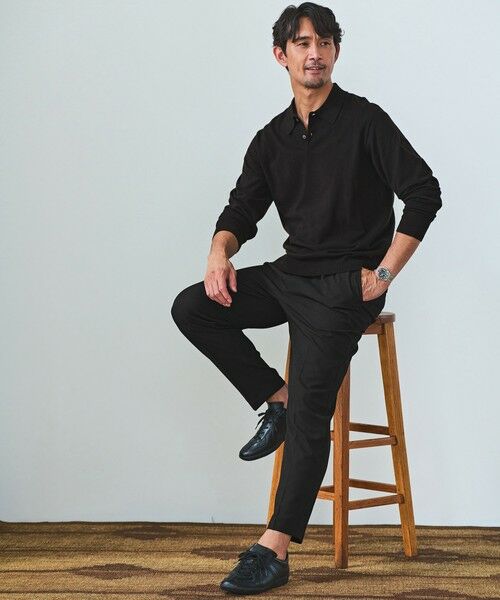 green label relaxing / グリーンレーベル リラクシング その他パンツ | 【WEB限定】JUST fit ウールライク 1プリーツ イージースラックス パンツ -ストレッチ- | 詳細1