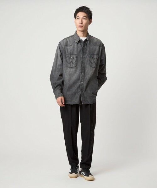 green label relaxing / グリーンレーベル リラクシング その他パンツ | 【WEB限定】JUST fit ウールライク 1プリーツ イージースラックス パンツ -ストレッチ- | 詳細3