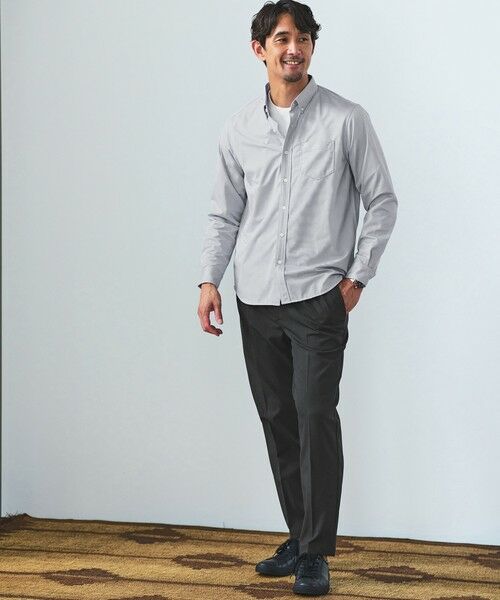 green label relaxing / グリーンレーベル リラクシング その他パンツ | 【WEB限定】JUST fit ウールライク 1プリーツ イージースラックス パンツ -ストレッチ- | 詳細4