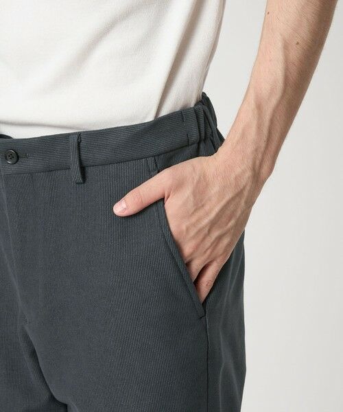 green label relaxing / グリーンレーベル リラクシング その他パンツ | ピケ コーデュロイ ナロー ユーティリティパンツ イージーパンツ S1 -ストレッチ- | 詳細8