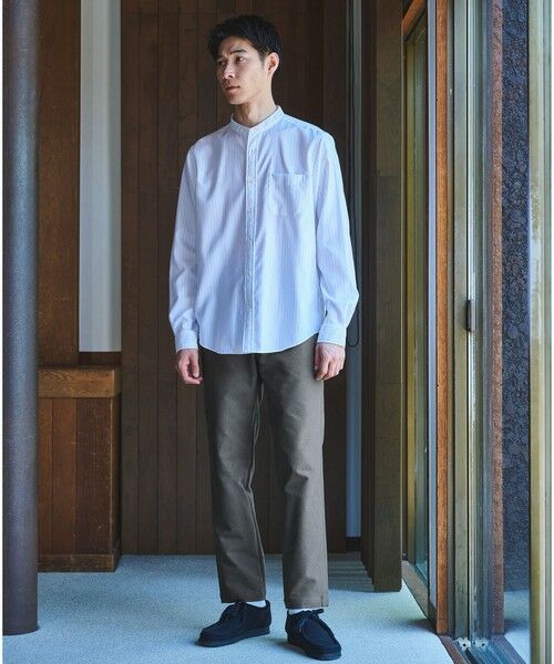 green label relaxing / グリーンレーベル リラクシング その他パンツ | ピケ コーデュロイ ナロー ユーティリティパンツ イージーパンツ S1 -ストレッチ- | 詳細12