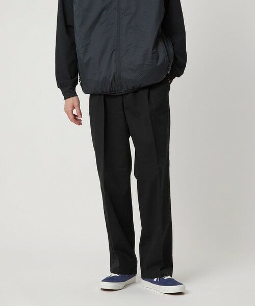 green label relaxing / グリーンレーベル リラクシング チノ・ワークパンツ | コットン チノ 1プリーツ W4 ワイドパンツ | 詳細2