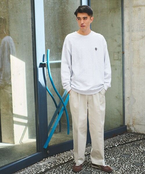 green label relaxing / グリーンレーベル リラクシング チノ・ワークパンツ | コットン チノ 1プリーツ W4 ワイドパンツ | 詳細9