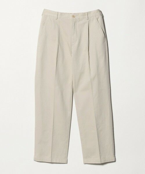 green label relaxing / グリーンレーベル リラクシング チノ・ワークパンツ | コットン チノ 1プリーツ W4 ワイドパンツ | 詳細16