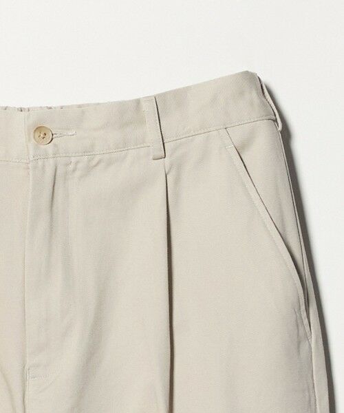 green label relaxing / グリーンレーベル リラクシング チノ・ワークパンツ | コットン チノ 1プリーツ W4 ワイドパンツ | 詳細18
