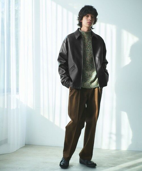 green label relaxing / グリーンレーベル リラクシング チノ・ワークパンツ | コットン チノ 1プリーツ W4 ワイドパンツ | 詳細20