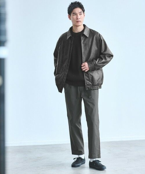 green label relaxing / グリーンレーベル リラクシング その他パンツ | 【WEB限定】ポリエステル ツイル クイックベルト R2 イージーパンツ -ストレッチ- | 詳細3