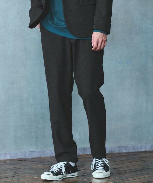 green label relaxing/グリーンレーベル リラクシング ウォッシャブル ホームスパン ナロー ユーティリティパンツ S1 -ストレッチ- DK. GRAY M green label relaxing/グリーンレーベル リラクシング ウォッシャブル ホームスパン ナロー ユーティリティパンツ S1 -ストレッチ- DK. GRAY M