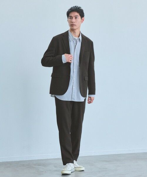 green label relaxing / グリーンレーベル リラクシング その他パンツ | ウォッシャブル ホームスパン ナロー ユーティリティパンツ S1 -ストレッチ- | 詳細7