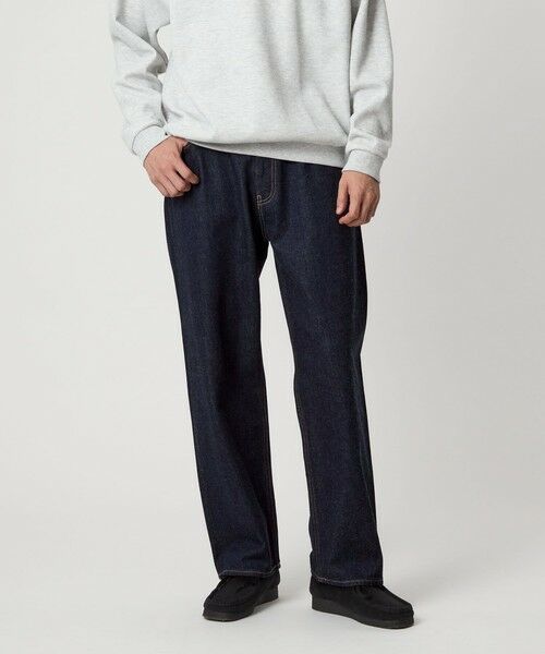 green label relaxing / グリーンレーベル リラクシング デニムパンツ | デニム ワイド テーパード W3 デニムパンツ | 詳細17