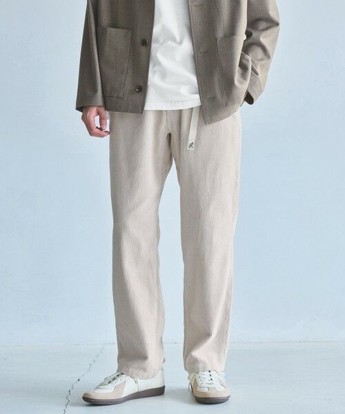 green label relaxing / グリーンレーベル リラクシング その他パンツ | 【別注】<Gramicci>コーデュロイ ワイド テーパード パンツ(NATURAL)